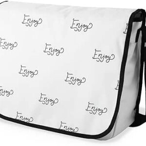 بوناميزون شنطة ماسنجر مدرسية مطبوعة رقميا للطلاب، شنطة كروس بودي وشنطة ساعي، شنطة كتف للمدرسة، العودة الى المدرسة، المقاس: 29 × 36 سم، ألوان متعددة