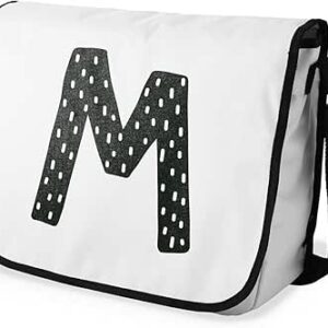 بوناميزون شنطة ماسنجر مدرسية مطبوعة رقميا للطلاب، شنطة كروس بودي وشنطة ساعي، شنطة كتف للمدرسة، العودة الى المدرسة، المقاس: 29 × 36 سم، ألوان متعددة