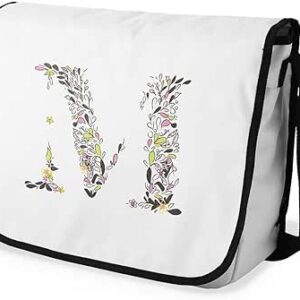 بوناميزون شنطة ماسنجر مدرسية مطبوعة رقميا للطلاب، شنطة كروس بودي وشنطة ساعي، شنطة كتف للمدرسة، العودة الى المدرسة، المقاس: 29 × 36 سم