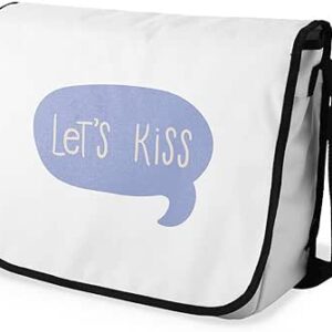 بوناميزون شنطة ماسنجر مدرسية مطبوعة رقميا للطلاب، شنطة كروس بودي وشنطة ساعي، شنطة كتف للمدرسة، العودة الى المدرسة، المقاس: 29 × 36 سم، ألوان متعددة