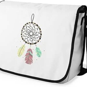 بوناميزون شنطة ماسنجر مدرسية مطبوعة رقميا للطلاب، شنطة كروس بودي وشنطة ساعي، شنطة كتف للمدرسة، العودة الى المدرسة، المقاس: 29 × 36 سم، ألوان متعددة