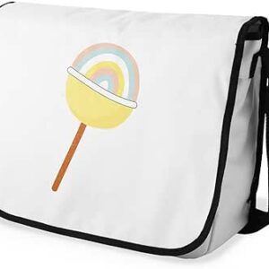 بوناميزون شنطة ماسنجر مدرسية مطبوعة رقميا للطلاب، شنطة كروس بودي وشنطة ساعي، شنطة كتف للمدرسة، العودة الى المدرسة، المقاس: 29 × 36 سم