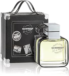 عطر امبر ميموريز اسود للرجال - 100 مل | فاخر يدوم طويلا | او دي بارفان بور فيم | طوال اليوم |