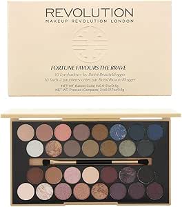 ميك اب رفليوشن باليت ظل عيون فورتشون فيفرس من ريفيليوشين متلألئ أسود مسحوق