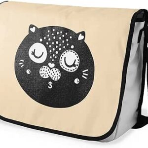 بوناميزون شنطة ماسنجر مدرسية مطبوعة رقميا للطلاب، شنطة كروس بودي وشنطة ساعي، شنطة كتف للمدرسة، العودة الى المدرسة، المقاس: 29 × 36 سم، ألوان متعددة