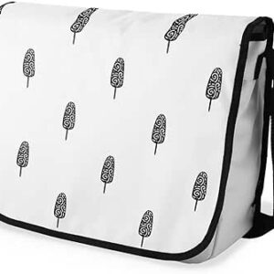 بوناميزون شنطة ماسنجر مدرسية مطبوعة رقميا للطلاب، شنطة كروس بودي وشنطة ساعي، شنطة كتف للمدرسة، العودة الى المدرسة، المقاس: 29 × 36 سم، ألوان متعددة