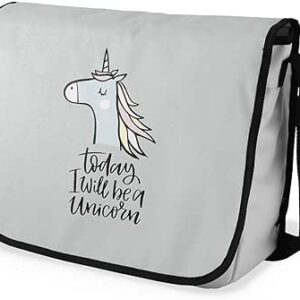 بوناميزون شنطة ماسنجر مدرسية مطبوعة رقميا للطلاب، شنطة كروس بودي وشنطة ساعي، شنطة كتف للمدرسة، العودة الى المدرسة، المقاس: 29 × 36 سم، ألوان متعددة