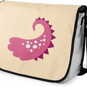 بوناميزون شنطة ماسنجر مدرسية مطبوعة رقميا للطلاب، شنطة كروس بودي وشنطة ساعي، شنطة كتف للمدرسة، العودة الى المدرسة، المقاس: 29 × 36 سم، ألوان متعددة