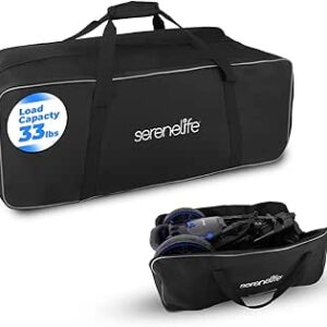 سيرين لايف شنطة دفل محمولة بعجلات - شنطة سفر من النايلون مقاومة للماء مع سحابات متينة، مساحة تخزين كبيرة، تتضمن حزام كتف ومقابض مبطنة، SLGZBGA