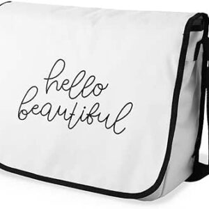 بوناميزون شنطة ماسنجر مدرسية مطبوعة رقميا للطلاب، شنطة كروس بودي وشنطة ساعي، شنطة كتف للمدرسة، العودة الى المدرسة، المقاس: 29 × 36 سم، ألوان متعددة