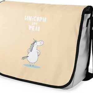 بوناميزون شنطة ماسنجر مدرسية مطبوعة رقميا للطلاب، شنطة كروس بودي وشنطة ساعي، شنطة كتف للمدرسة، العودة الى المدرسة، المقاس: 29 × 36 سم، ألوان متعددة