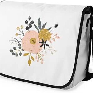 بوناميزون شنطة ماسنجر مدرسية مطبوعة رقميا للطلاب، شنطة كروس بودي وشنطة ساعي، شنطة كتف للمدرسة، العودة الى المدرسة، المقاس: 29 × 36 سم، ألوان متعددة