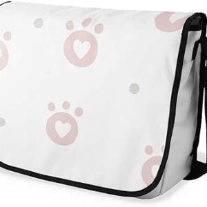 بوناميزون شنطة ماسنجر مدرسية مطبوعة رقميا للطلاب، شنطة كروس بودي وشنطة ساعي، شنطة كتف للمدرسة، العودة الى المدرسة، المقاس: 29 × 36 سم