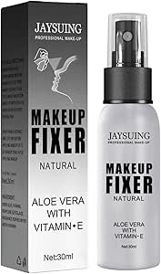 كاستويف بخاخ تثبيت الوجه مرطب مضيء خفيف الوزن ويدوم طويلا لانعاش المكياج للتحكم في الزيت 30 مل اسود