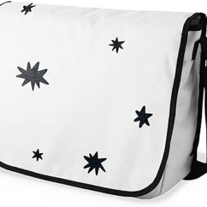 بوناميزون شنطة ماسنجر مدرسية مطبوعة رقميا للطلاب، شنطة كروس بودي وشنطة ساعي، شنطة كتف للمدرسة، العودة الى المدرسة، المقاس: 29 × 36 سم