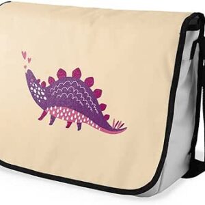 بوناميزون شنطة ماسنجر مدرسية مطبوعة رقميا للطلاب، شنطة كروس بودي وشنطة ساعي، شنطة كتف للمدرسة، العودة الى المدرسة، المقاس: 29 × 36 سم، ألوان متعددة