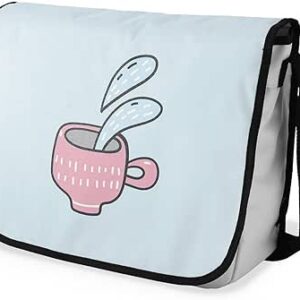 بوناميزون شنطة ماسنجر مدرسية مطبوعة رقميا للطلاب، شنطة كروس بودي وشنطة ساعي، شنطة كتف للمدرسة، العودة الى المدرسة، المقاس: 29 × 36 سم، ألوان متعددة