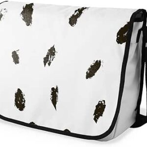 بوناميزون شنطة ماسنجر مدرسية مطبوعة رقميا للطلاب، شنطة كروس بودي وشنطة ساعي، شنطة كتف للمدرسة، العودة الى المدرسة، المقاس: 29 × 36 سم، ألوان متعددة