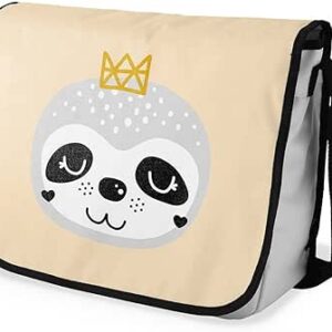 بوناميزون شنطة ماسنجر مدرسية مطبوعة رقميا للطلاب، شنطة كروس بودي وشنطة ساعي، شنطة كتف للمدرسة، العودة الى المدرسة، المقاس: 29 × 36 سم، ألوان متعددة