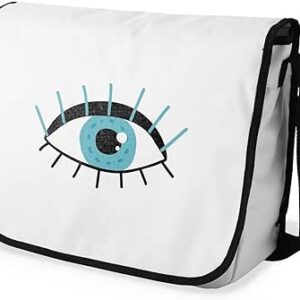 بوناميزون شنطة ماسنجر مدرسية مطبوعة رقميا للطلاب، شنطة كروس بودي وشنطة ساعي، شنطة كتف للمدرسة، العودة الى المدرسة، المقاس: 29 × 36 سم، ألوان متعددة