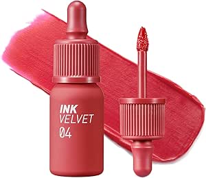 ملون شفاه انك ذا فيلفيت | لون عالي الاصباغ يدوم طويلا خفيف القوام للغاية غير مختبر على الحيوانات خال من الجلوتين والبارابين | فايتاليتي كورال #04 وزن 0.14 اونصة سائلة بريبيرا