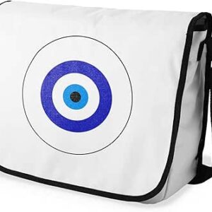 بوناميزون شنطة ماسنجر مدرسية مطبوعة رقميا للطلاب، شنطة كروس بودي وشنطة ساعي، شنطة كتف للمدرسة، العودة الى المدرسة، المقاس: 29 × 36 سم، ألوان متعددة