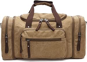 حقيبة كتف OIHKJUInsdjb للنساء، حقائب سفر قماشية سعة كبيرة تحمل حقائب الأمتعة للرجال حقيبة سفر حمل حقيبة سفر حمل عطلة نهاية الأسبوع