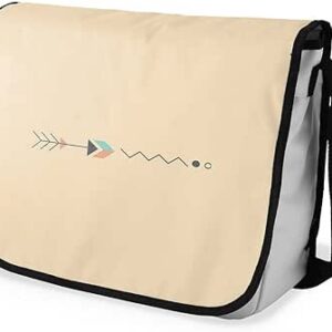 بوناميزون شنطة ماسنجر مدرسية مطبوعة رقميا للطلاب، شنطة كروس بودي وشنطة ساعي، شنطة كتف للمدرسة، العودة الى المدرسة، المقاس: 29 × 36 سم، ألوان متعددة