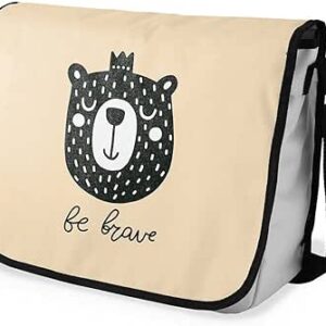 بوناميزون شنطة ماسنجر مدرسية مطبوعة رقميا للطلاب، شنطة كروس بودي وشنطة ساعي، شنطة كتف للمدرسة، العودة الى المدرسة، المقاس: 29 × 36 سم، ألوان متعددة