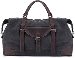 حقيبة سفر من XORS حقيبة سفر كلاسيكية من القماش ذات سعة كبيرة حقيبة سفر رياضية في الهواء الطلق ليلة وليلة نهاية الأسبوع حمل حقيبة كروسبودي حقيبة رياضية ليلية للجيم الأمتعة عطلة نهاية الأسبوع حمل حقيبة