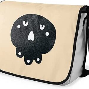 بوناميزون شنطة ماسنجر مدرسية مطبوعة رقميا للطلاب، شنطة كروس بودي وشنطة ساعي، شنطة كتف للمدرسة، العودة الى المدرسة، المقاس: 29 × 36 سم، ألوان متعددة