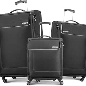 ايه ام تي جامايكا 3 قطع اس بي 55+69+80 سم اسود مع قفل من اميركان توريستر بوليستر