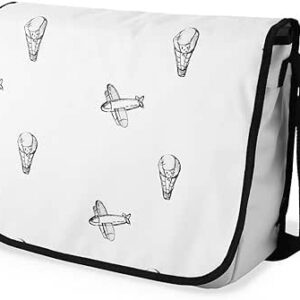 بوناميزون شنطة ماسنجر مدرسية مطبوعة رقميا للطلاب، شنطة كروس بودي وشنطة ساعي، شنطة كتف للمدرسة، العودة الى المدرسة، المقاس: 29 × 36 سم، ألوان متعددة