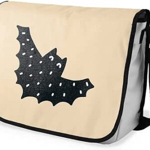 بوناميزون شنطة ماسنجر مدرسية مطبوعة رقميا للطلاب، شنطة كروس بودي وشنطة ساعي، شنطة كتف للمدرسة، العودة الى المدرسة، المقاس: 29 × 36 سم، ألوان متعددة