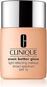 كريم أساس ايفين بتر جلو من كلينيك يعكس مكياج خفيف بحماية واسعة الطيف بعامل وقاية الشمس بدرجة 15 # CN 28 ايفوري 30 مل