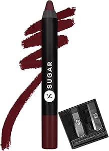 سوغار كوزماتيكس احمر شفاه مات از هيل كرايون 13 ميرفي براون (شوكولاته بورغندي) شديد الصبغة، ملمس كريمي، لمسة نهائية مات تدوم طويلا