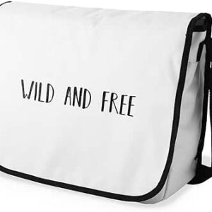 بوناميزون شنطة ماسنجر مدرسية مطبوعة رقميا للطلاب، شنطة كروس بودي وشنطة ساعي، شنطة كتف للمدرسة، العودة الى المدرسة، المقاس: 29 × 36 سم، ألوان متعددة