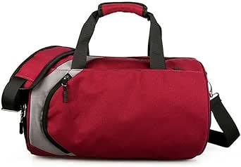 شنطة رياضية صغيرة للياقة البدنية وصالة الالعاب الرياضية مع جيب للاحذية، شنطة دفل للسفر مقاومة للماء للنساء والرجال، شنطة سفر وامتعة