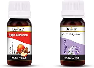 عطر تفاح سينامون + مبرد مغناطيسي من ديفانيز، 60 مل لكل منهما