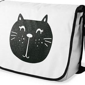 بوناميزون شنطة ماسنجر مدرسية مطبوعة رقميا للطلاب، شنطة كروس بودي وشنطة ساعي، شنطة كتف للمدرسة، العودة الى المدرسة، المقاس: 29 × 36 سم، ألوان متعددة