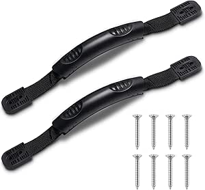 سليم باندا مقابض حمل الكاياك، مجموعة ملحقات كاياك غير قابلة للانزلاق وسهلة التركيب لقوارب الكاياك وشنطة السفر (زوج واحد)