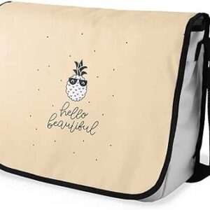 بوناميزون شنطة ماسنجر مدرسية مطبوعة رقميا للطلاب، شنطة كروس بودي وشنطة ساعي، شنطة كتف للمدرسة، العودة الى المدرسة، المقاس: 29 × 36 سم، ألوان متعددة