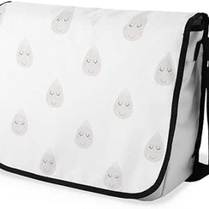 بوناميزون شنطة ماسنجر مدرسية مطبوعة رقميا للطلاب، شنطة كروس بودي وشنطة ساعي، شنطة كتف للمدرسة، العودة الى المدرسة، المقاس: 29 × 36 سم، ألوان متعددة