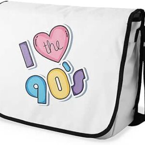 بوناميزون شنطة ماسنجر مدرسية مطبوعة رقميا للطلاب، شنطة كروس بودي وشنطة ساعي، شنطة كتف للمدرسة، العودة الى المدرسة، المقاس: 29 × 36 سم، ألوان متعددة