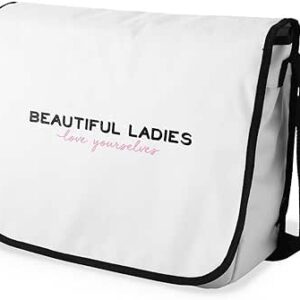 بوناميزون شنطة ماسنجر مدرسية مطبوعة رقميا للطلاب، شنطة كروس بودي وشنطة ساعي، شنطة كتف للمدرسة، العودة الى المدرسة، المقاس: 29 × 36 سم، ألوان متعددة