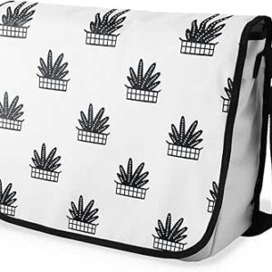 بوناميزون شنطة ماسنجر مدرسية مطبوعة رقميا للطلاب، شنطة كروس بودي وشنطة ساعي، شنطة كتف للمدرسة، العودة الى المدرسة، المقاس: 29 × 36 سم، ألوان متعددة