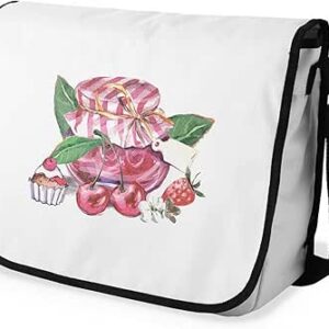 بوناميزون شنطة ماسنجر مدرسية مطبوعة رقميا للطلاب، شنطة كروس بودي وشنطة ساعي، شنطة كتف للمدرسة، العودة الى المدرسة، المقاس: 29 × 36 سم، ألوان متعددة