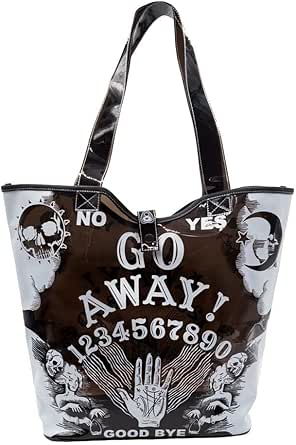 شنطة توت جو اواي مصنوعة من بلاستيك PVC بتصميم قوطي شفاف للشاطئ من اويجا