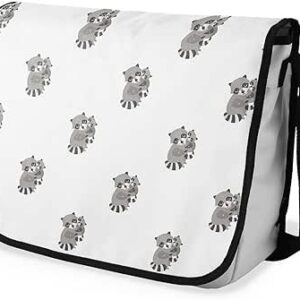 بوناميزون شنطة ماسنجر مدرسية مطبوعة رقميا للطلاب، شنطة كروس بودي وشنطة ساعي، شنطة كتف للمدرسة، العودة الى المدرسة، المقاس: 29 × 36 سم