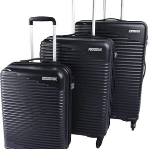 أمريكان توريستر حقائب سفر سكي بارك سبينر ، مجموعة من 3 ، مقاس 55 68 78 ، أسود، بولي بروبيلين (PP)
